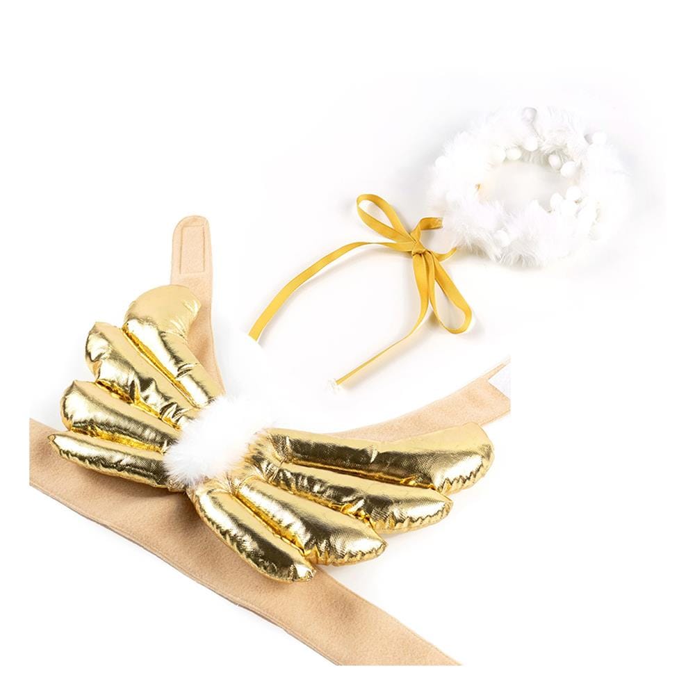 ปีกและที่คาดหัวสัตว์เลี้ยง CLAWSET SET CUPID WINGS MY LOVE ไซซ์ L