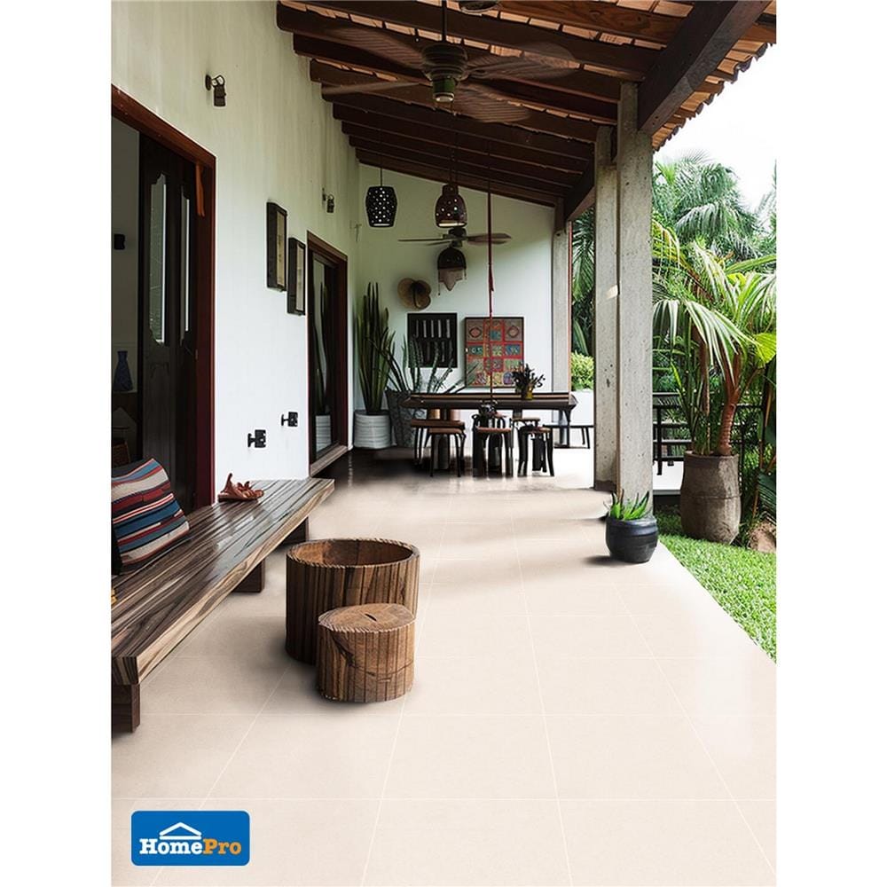 กระเบื้องพื้นพอร์ซเลน 60x60 ซม. CERGRES อเล็กซี่ ไอวอรี่ A 1.44 ตร.ม.