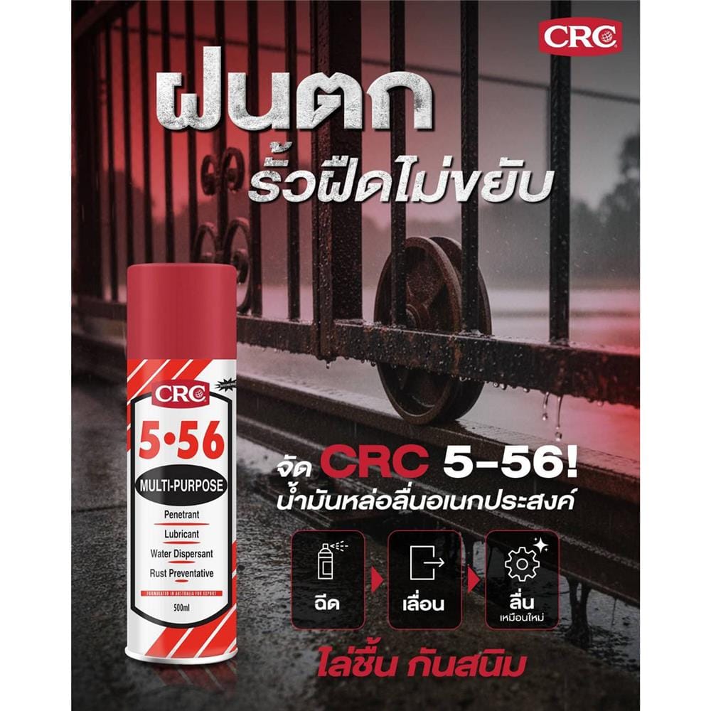 สเปรย์หล่อลื่นอเนกประสงค์ CRC 5-56 200 มล.