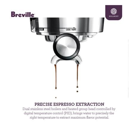 เครื่องชงกาแฟ BREVILLE BES 980 สีเงิน_11