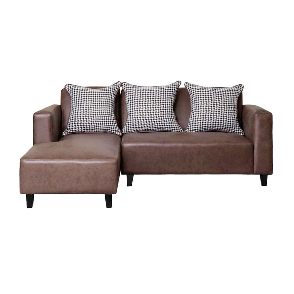โซฟาเข้ามุมซ้าย AS FURNITURE LOFT RLBWU42 สีน้ำตาล