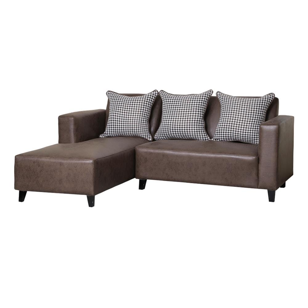 โซฟาเข้ามุมซ้าย AS FURNITURE LOFT RLBWU42 สีน้ำตาล