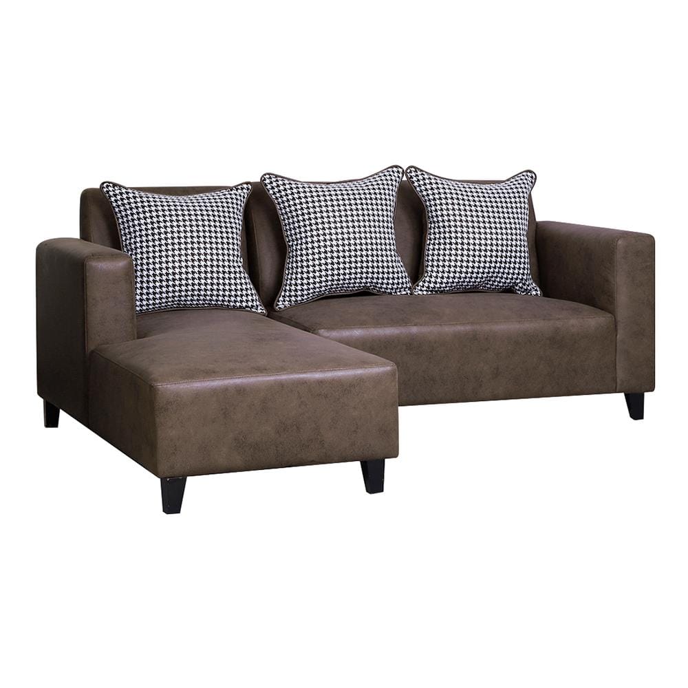 โซฟาเข้ามุมซ้าย AS FURNITURE LOFT RLBWU42 สีน้ำตาล