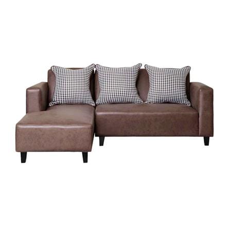 โซฟาเข้ามุมซ้าย AS FURNITURE LOFT RLBWU42 สีน้ำตาล