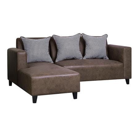 โซฟาเข้ามุมซ้าย AS FURNITURE LOFT RLBWU42 สีน้ำตาล_2
