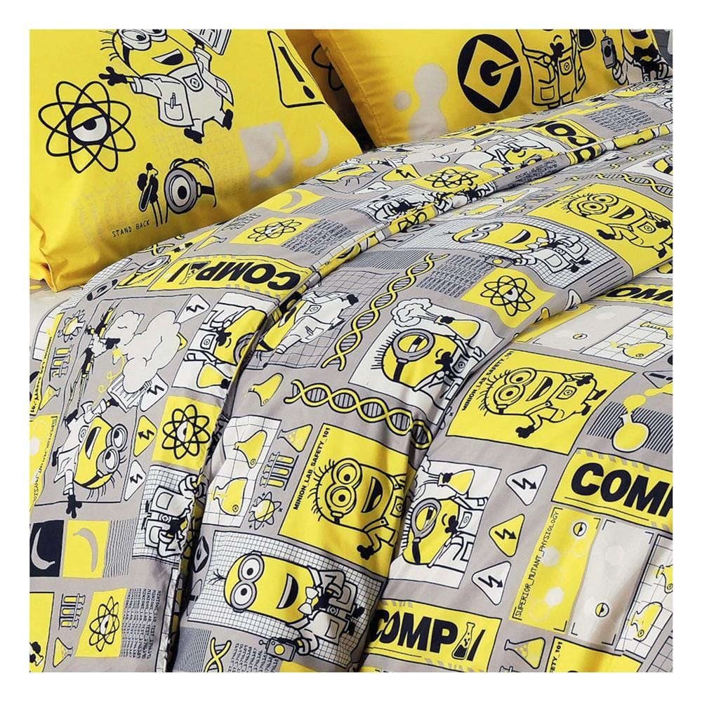 ชุดผ้าปูที่นอน 3.5 ฟุต 4 ชิ้น FOUNTAIN MINIONS 70211FTC133