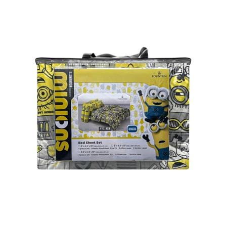 ชุดผ้าปูที่นอน 3.5 ฟุต 4 ชิ้น FOUNTAIN MINIONS 70211FTC133_3