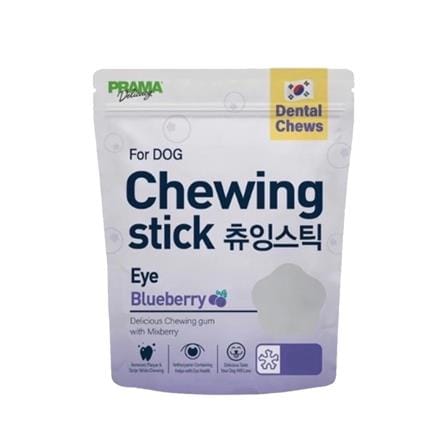 ขนมขัดฟันสุนัข PRAMA CHEWING STICK BLUEBERRY 120 ก._0