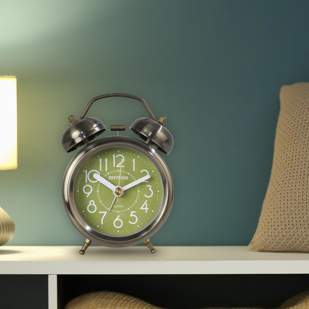 นาฬิกาปลุก RHYTHM CRA861NR63 3.5 นิ้ว สีทอง