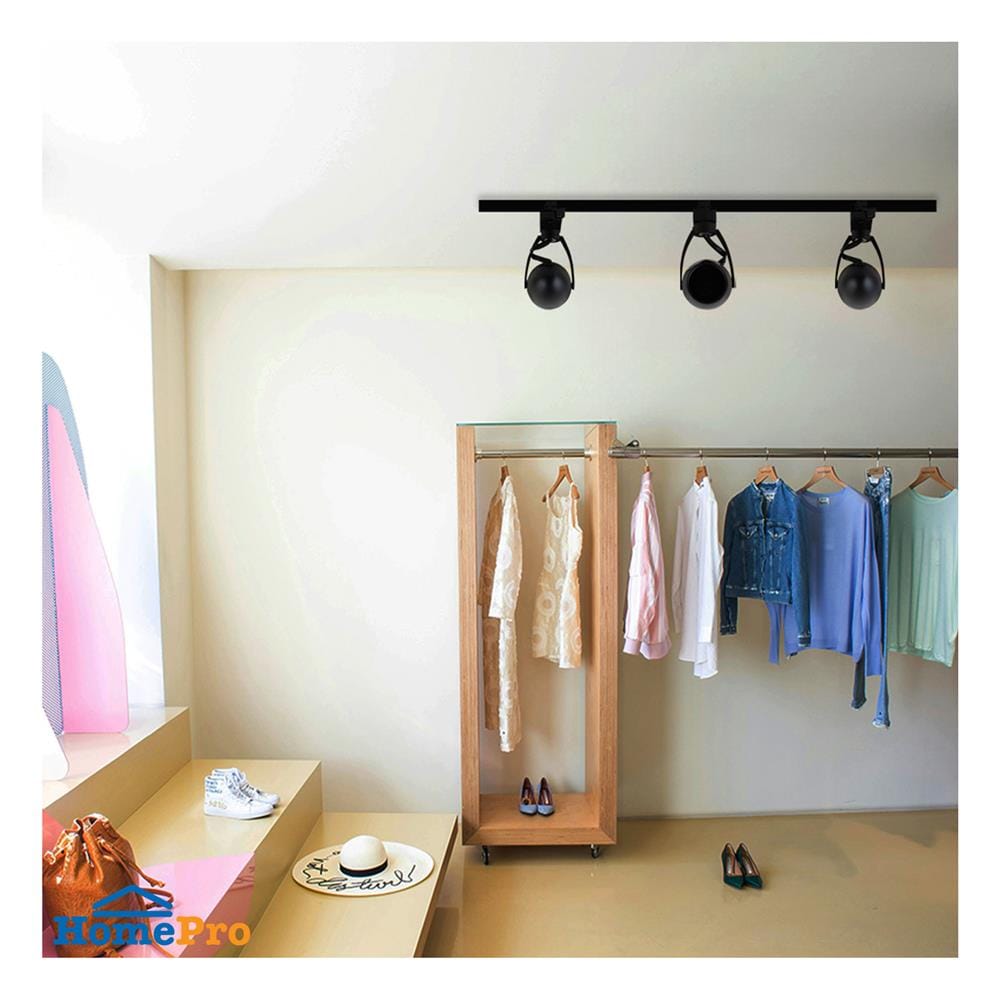 แทรคไลท์ ติดราง GU10 L&E 17-00993 สีดำ