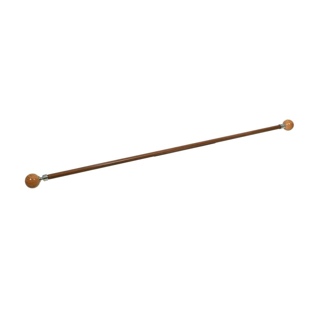 รางเหล็ก ยืดหด HOME LIVING STYLE WOOD BALLS 110 -210 ซม. สีโอ๊ค