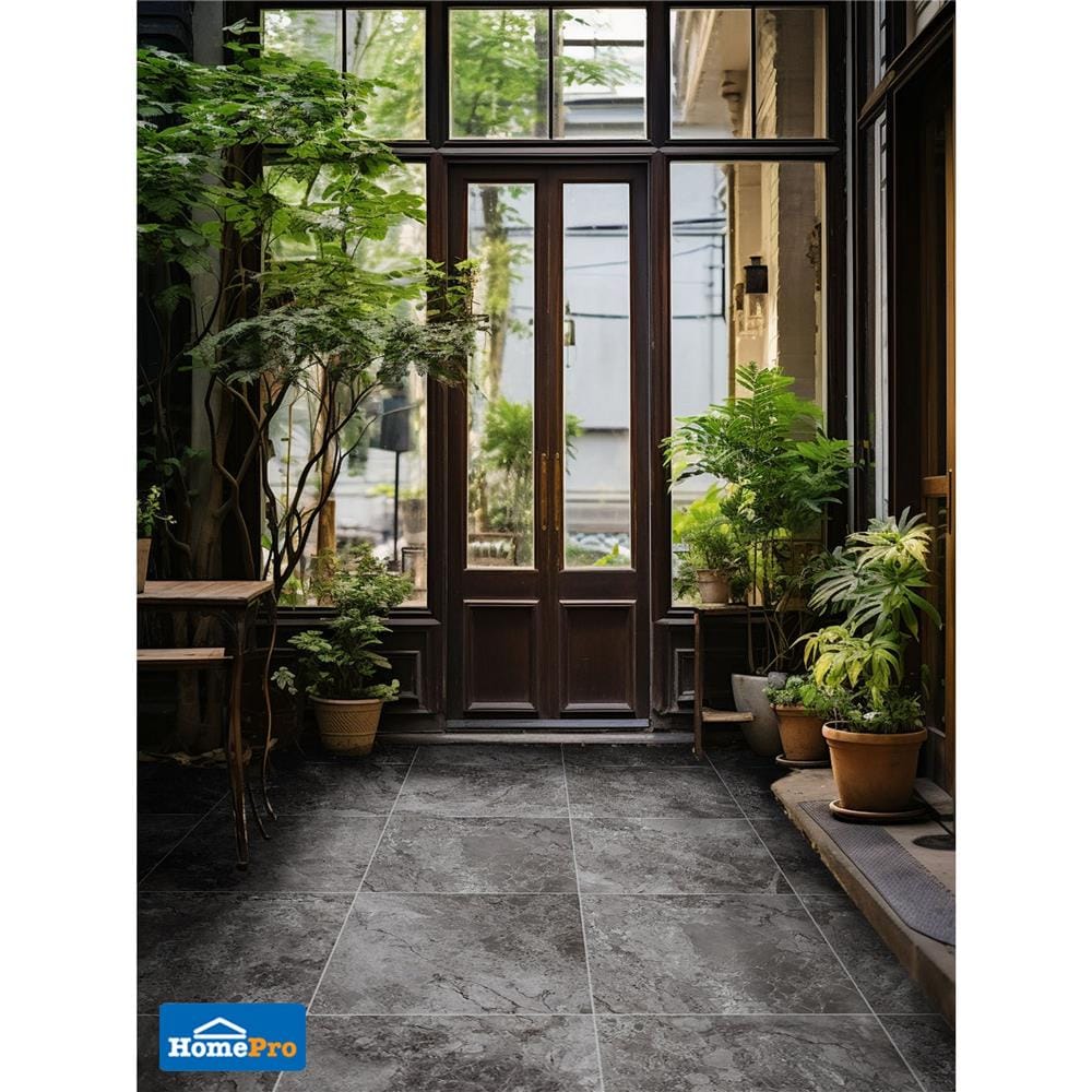 กระเบื้องพื้นพอร์ซเลน 60x60 ซม. PADUA ดรีมมี่ เทาเข้ม A 1.44 ตร.ม.