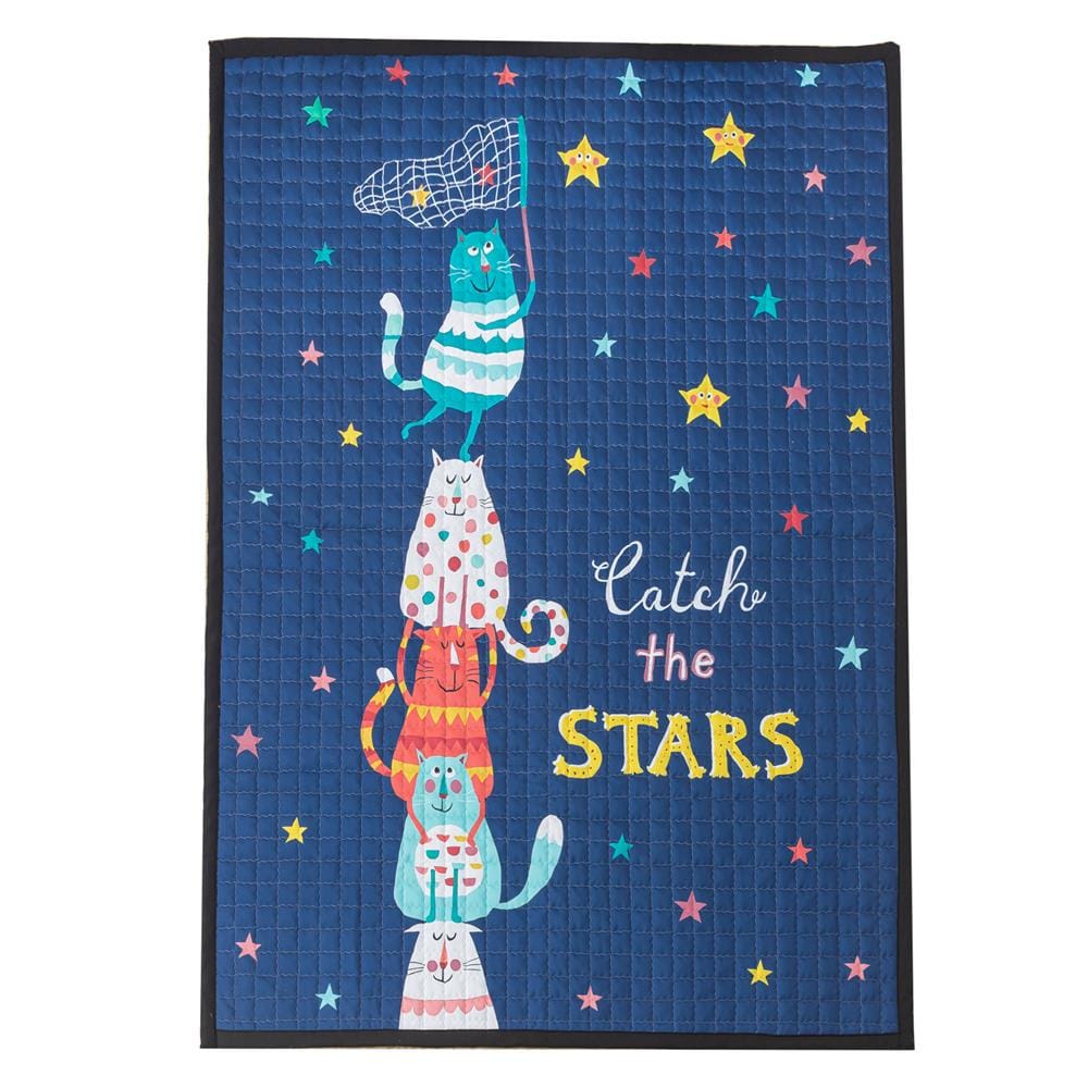 แผ่นอเนกประสงค์ HOME LIVING STYLE STAR 150X200 ซม. สีน้ำเงิน_1