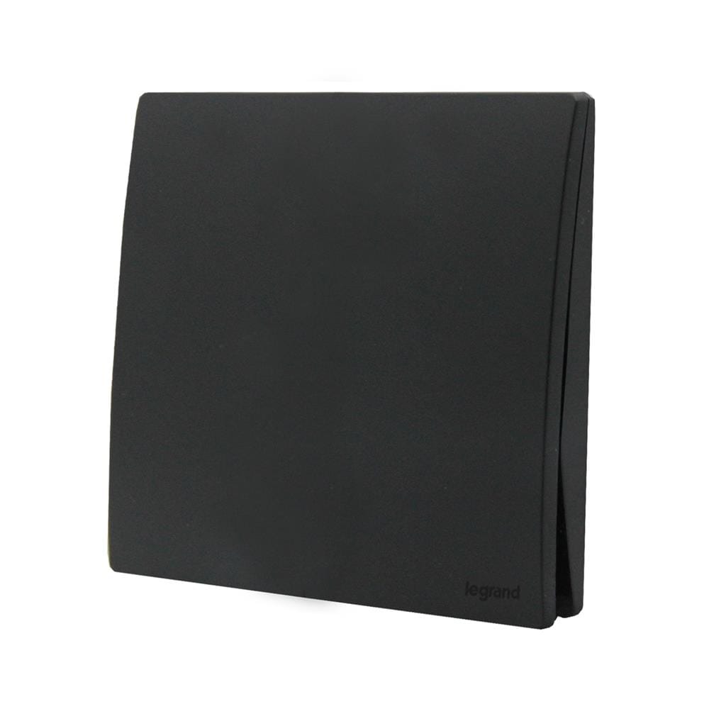 ชุดสวิตช์ 1 ทาง 1 ช่อง BTICINO MALLIA SENSES S281000MB สีดำ