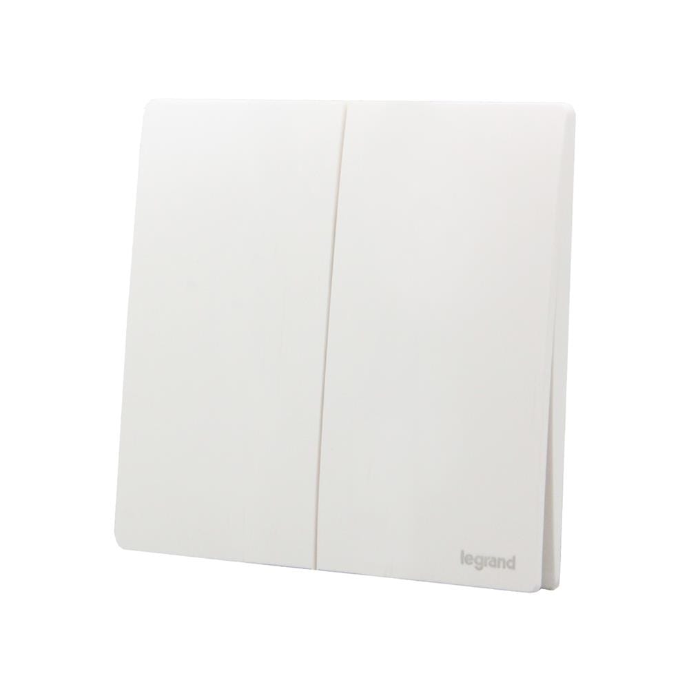 ชุดสวิตช์ 2 ทาง 1 ช่อง BTICINO MALLIA SENSES S281003MW สีขาว