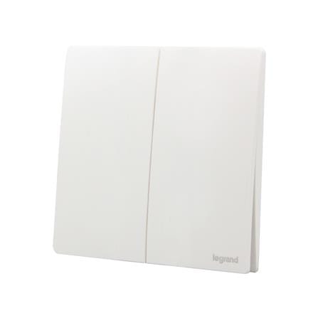 ชุดสวิตช์ 2 ทาง 1 ช่อง BTICINO MALLIA SENSES S281003MW สีขาว_1