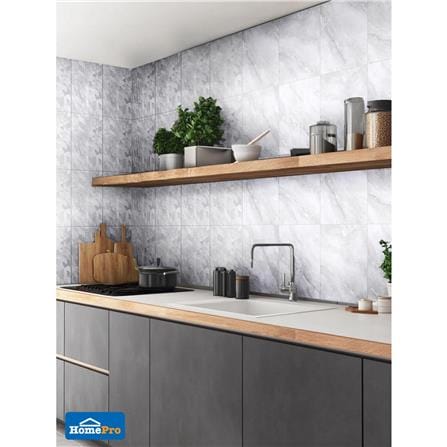 กระเบื้องผนัง 25x40 ซม. TARA อาร์กัส มาร์เบิล กลาง ไวท์ A 1 ตร.ม._2