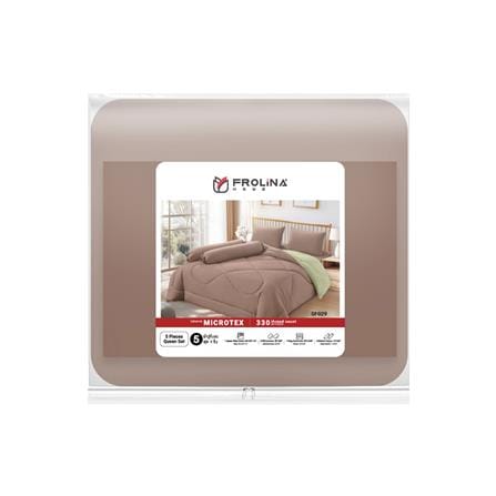 ชุดผ้าปูที่นอน 5 ฟุต 6 ชิ้น FROLINA MICROTEX SF029_4
