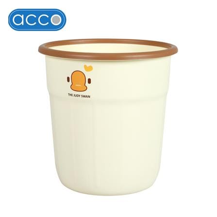 ถังขยะกลม ACCO DUCKY 9.5 ลิตร สีครีม_0