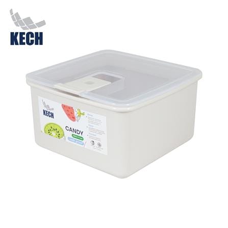 กล่องอาหาร 0.92 ลิตร KECH CANDY 9712 สีเบจ_1