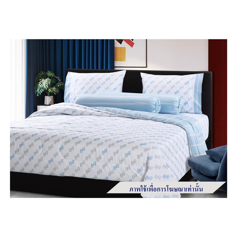 ชุดผ้าปูที่นอน 6 ฟุต 6 ชิ้น STEVENS COTTON FRESH SATEEN BN21