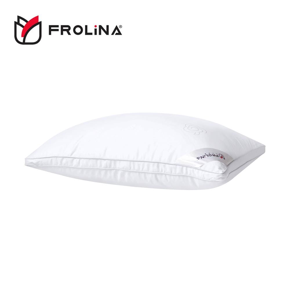 หมอนหนุน ไมโครไฟเบอร์ FROLINA ZEN RELIEF PRO SOFT 19x29 นิ้ว สีขาว
