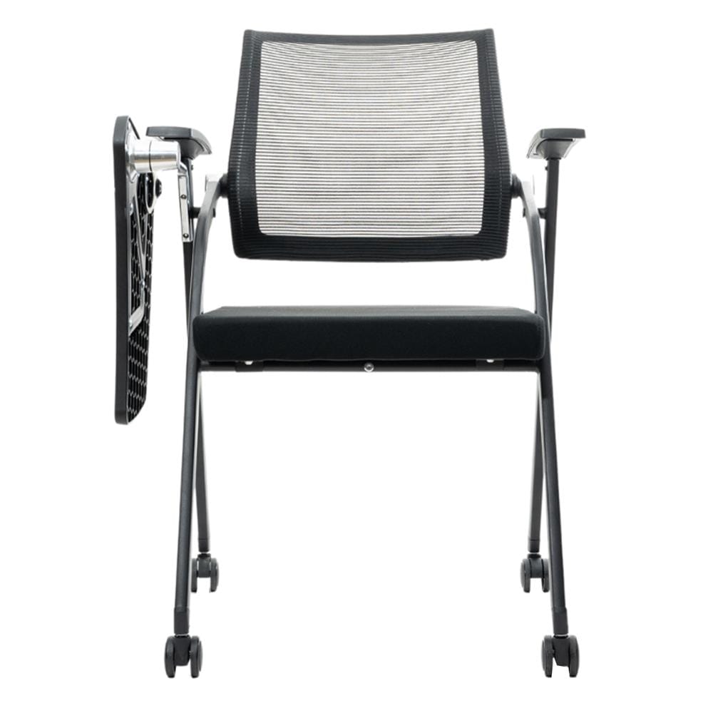 เก้าอี้สำนักงาน OFFICEINTREND PRO LECTURE CHAIR WITH TABLET AND CASTERS สีดำ