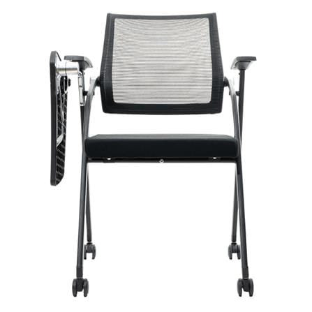 เก้าอี้สำนักงาน OFFICEINTREND PRO LECTURE CHAIR WITH TABLET AND CASTERS สีดำ_1