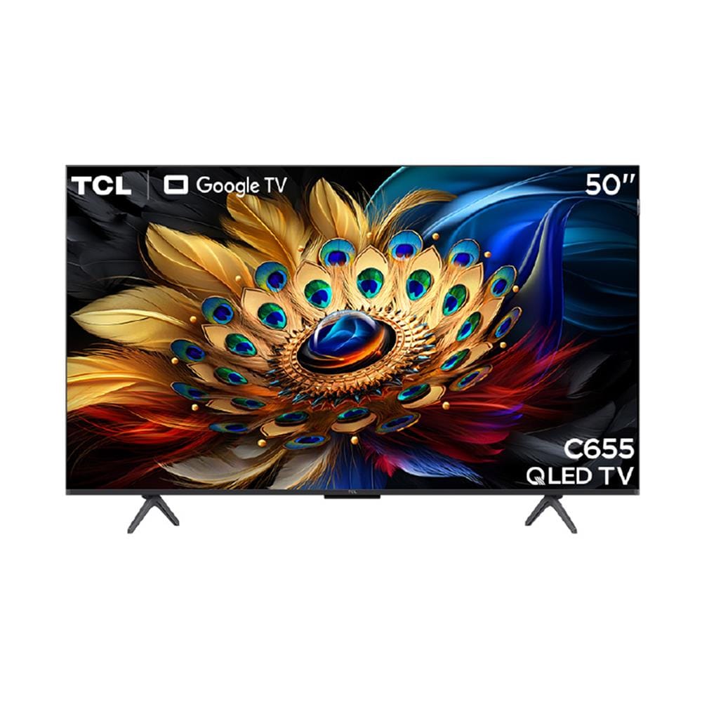ทีวีคิวแอลอีดี 50 นิ้ว TCL (4K, QLED, GOOGLE TV) 50C655