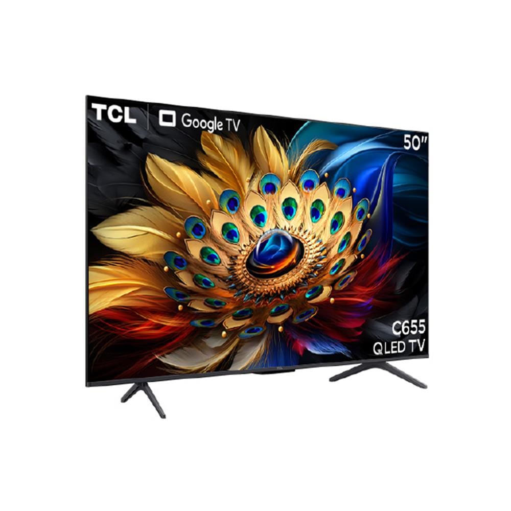 ทีวีคิวแอลอีดี 50 นิ้ว TCL (4K, QLED, GOOGLE TV) 50C655