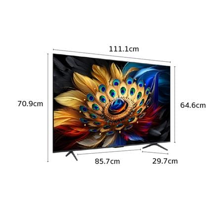 ทีวีคิวแอลอีดี 50 นิ้ว TCL (4K, QLED, GOOGLE TV) 50C655_5