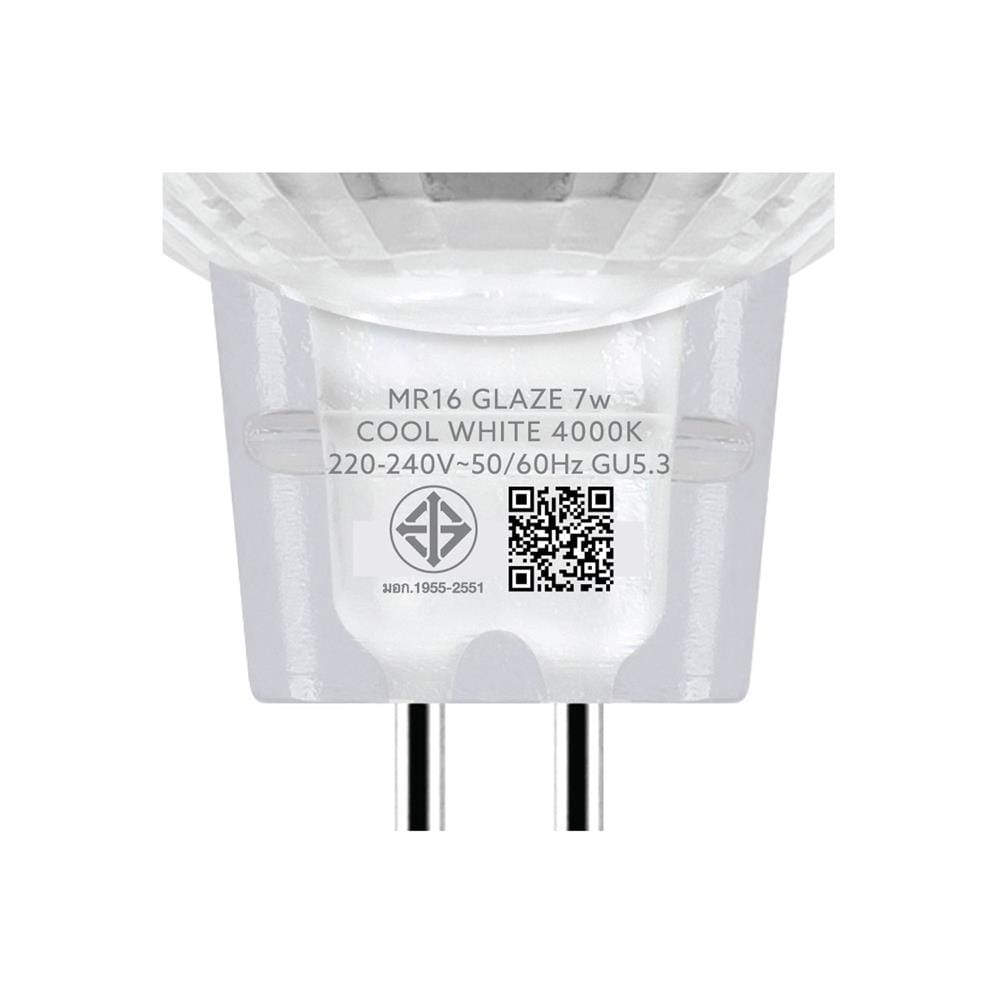 หลอด LED LAMPTAN MR16 GLAZE 7 วัตต์ COOL WHITE GU5.3