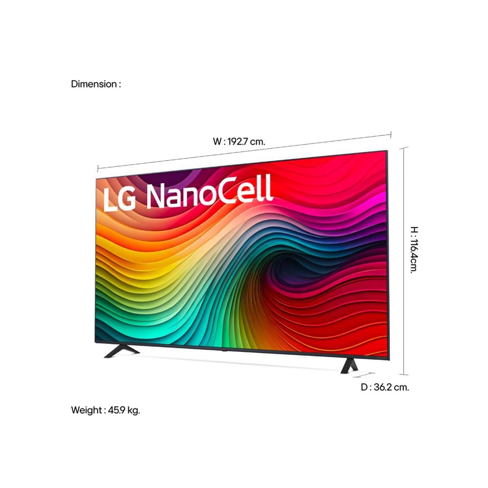 ทีวีแอลอีดี 86 นิ้ว LG (4K, NANOCELL, SMART TV) 86NANO81TSA.ATM