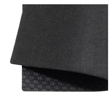 แผ่นรองจานหนัง PU KECH WEAVE สีดำ_4