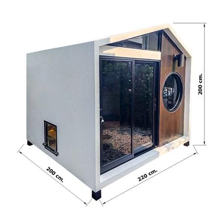 บ้านหมา บ้านแมว T.C. DOGHOUSE 11 NORDIC 200X220X200 ซม._3