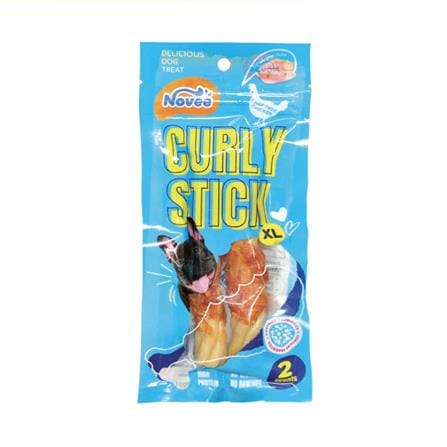 ขนมสุนัข NOVEE CURLY STICK ไซซ์ XL 2 ชิ้น_0