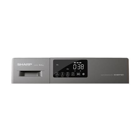 เครื่องอบผ้าฝาหน้า SHARP KD-HT9JP-G 9 กก. HEAT PUMP สีเทา_4