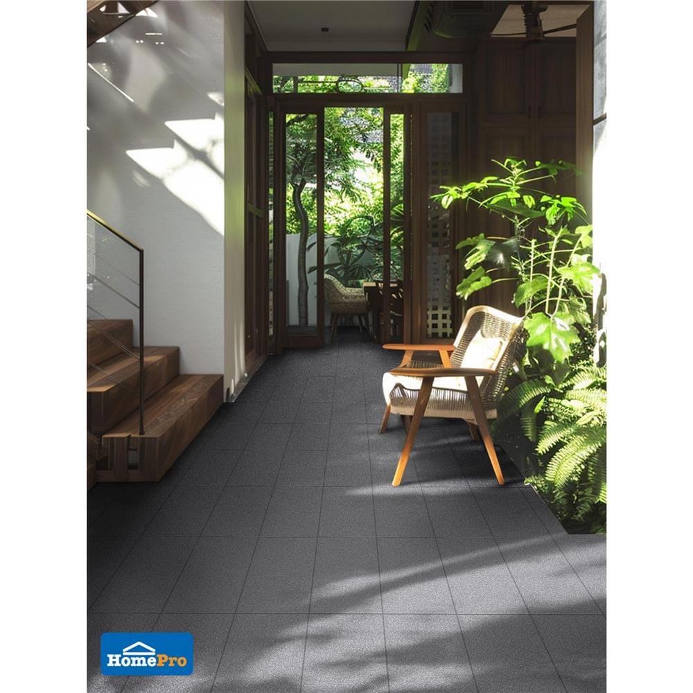 กระเบื้องพื้น 30x60 ซม. DURAGRES เบนิโต้ เทาเข้ม (REC) 1.44 ตร.ม.