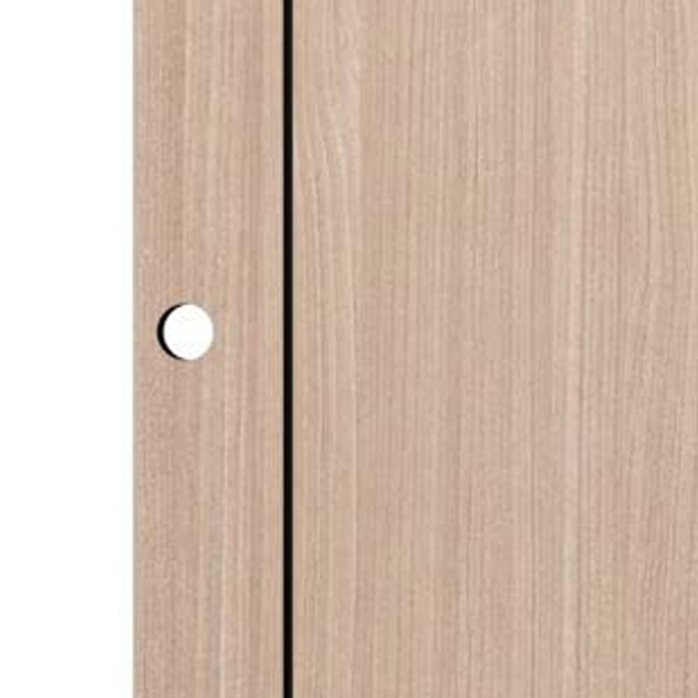 ประตูห้องน้ำ UPVC PARAZZO PUL-B06 70X200 ซม. สีบีช เจาะลูกบิด
