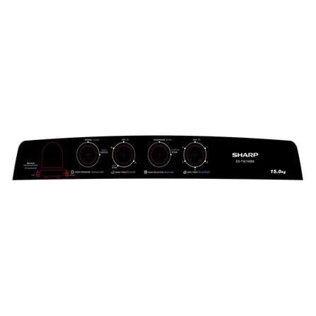 เครื่องซักผ้า 2 ถัง SHARP ES-TW150BK 15 กก. สีดำ_3