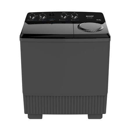 เครื่องซักผ้า 2 ถัง SHARP ES-TW130BK 13 กก. สีดำ