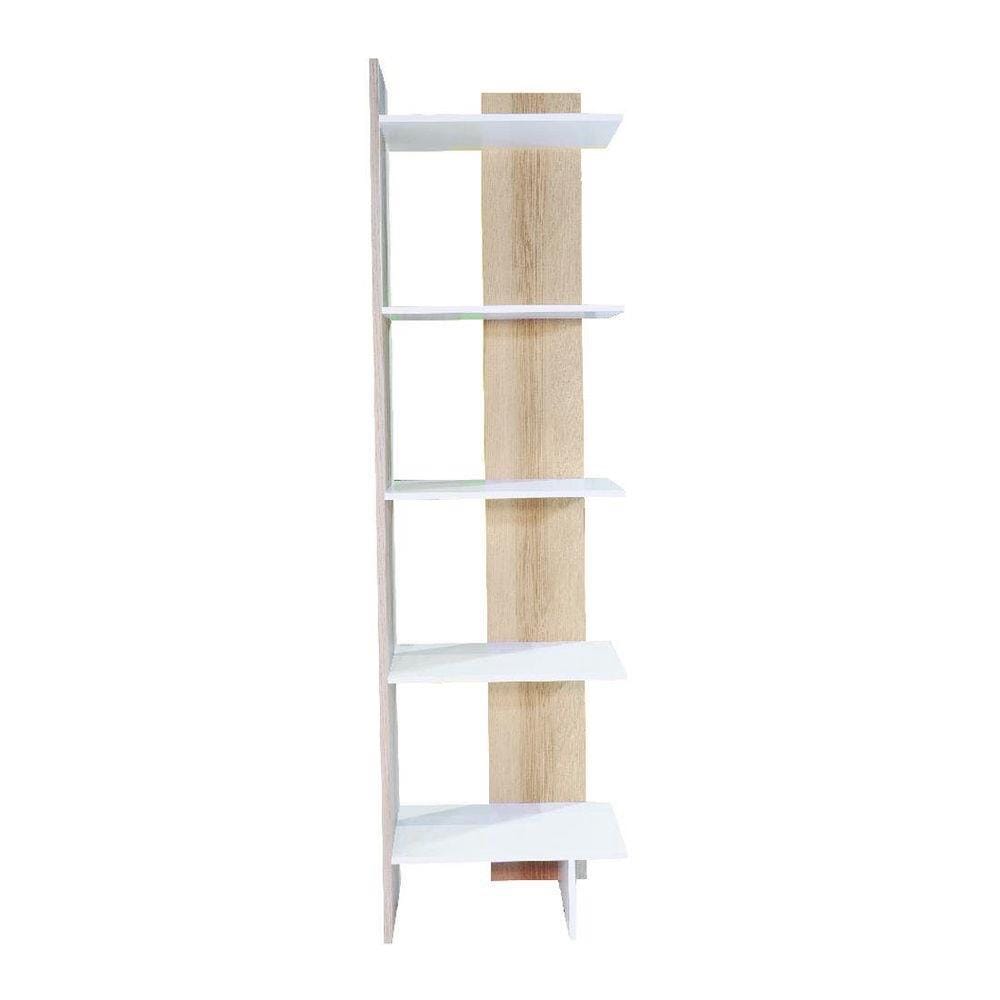 ชั้นวางของโล่ง 5 ชั้น KONCEPT PEAK-L 19193424 45 ซม. สีไม้อ่อน/ขาว