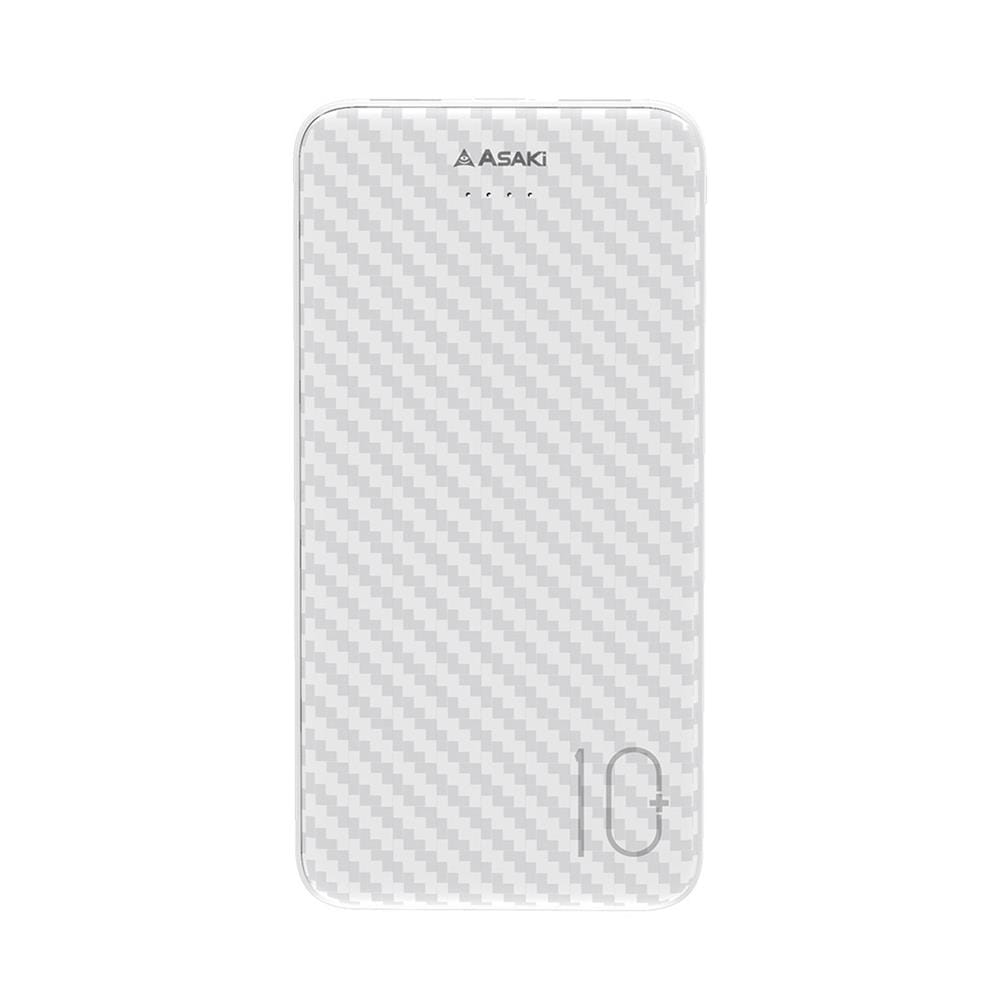 แบตเตอรี่สำรอง ASAKI A-B3563 10000 MAH สีขาว