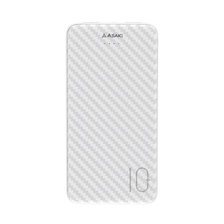 แบตเตอรี่สำรอง ASAKI A-B3563 10000 MAH สีขาว_0