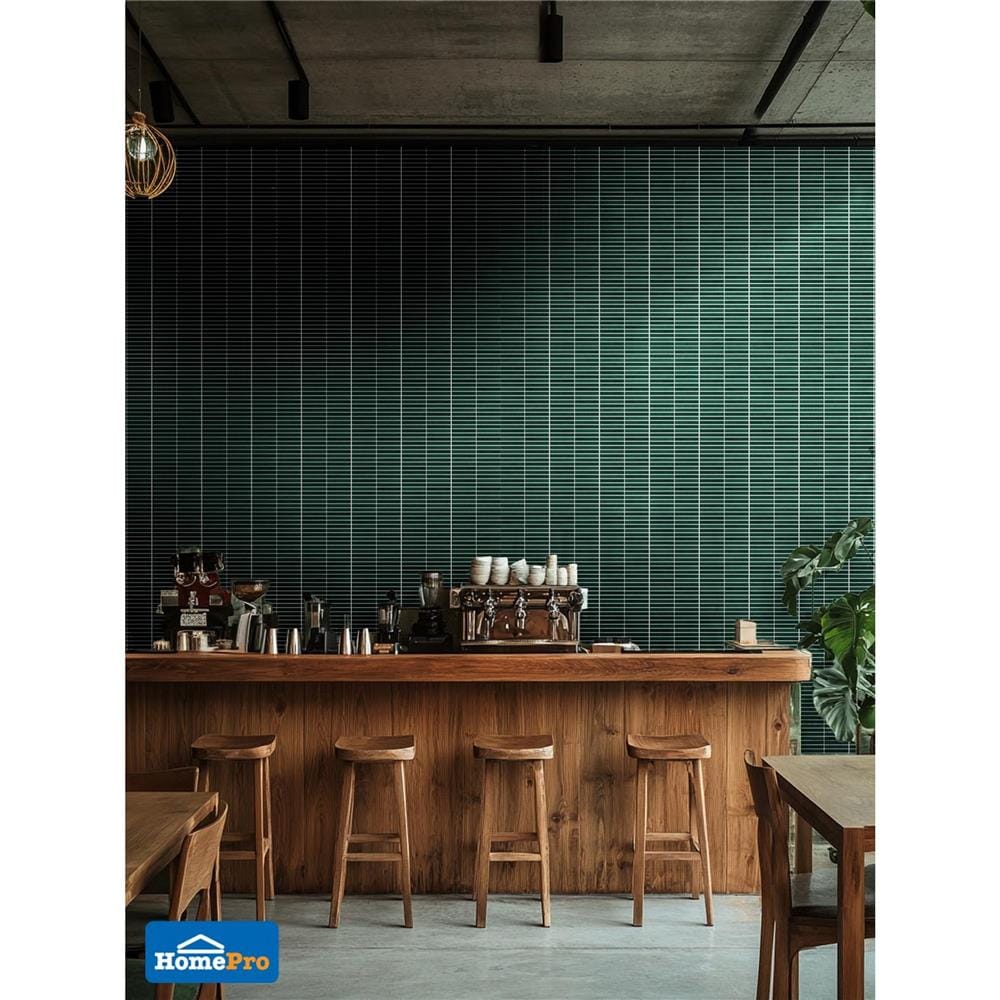 โมเสคพอร์ซเลน 30x30 ซม. COTTO ลิเนียร์ ฟอเรสท์ เขียว