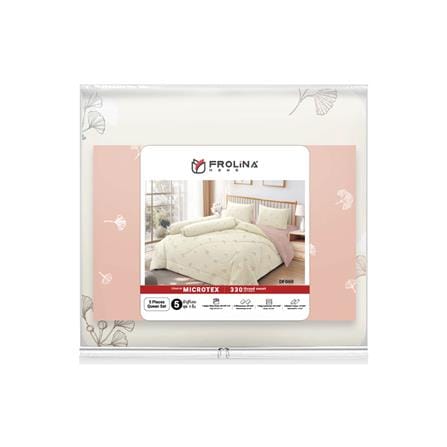 ชุดผ้าปูที่นอน 5 ฟุต 6 ชิ้น FROLINA MICROTEX DF060_4
