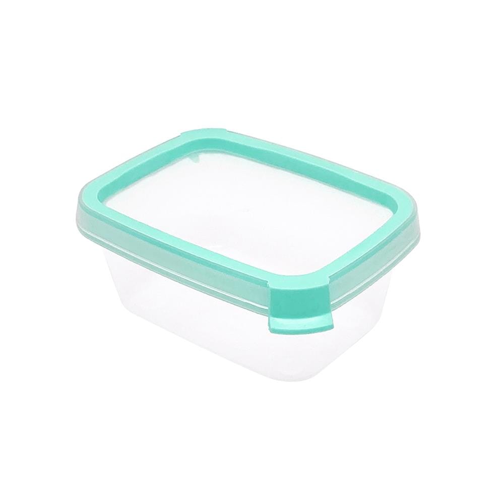กล่องอาหารเหลี่ยม 0.2 ลิตร KECH NEAT สีเขียว (แพ็ก 2 ชิ้น)