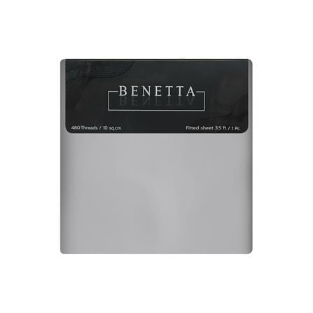 ผ้าปูที่นอน 3.5 ฟุต BENETTA ELEGANCE สี GREY_5