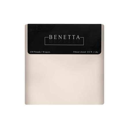 ผ้าปูที่นอน 3.5 ฟุต BENETTA MIST สี BEIGE_3
