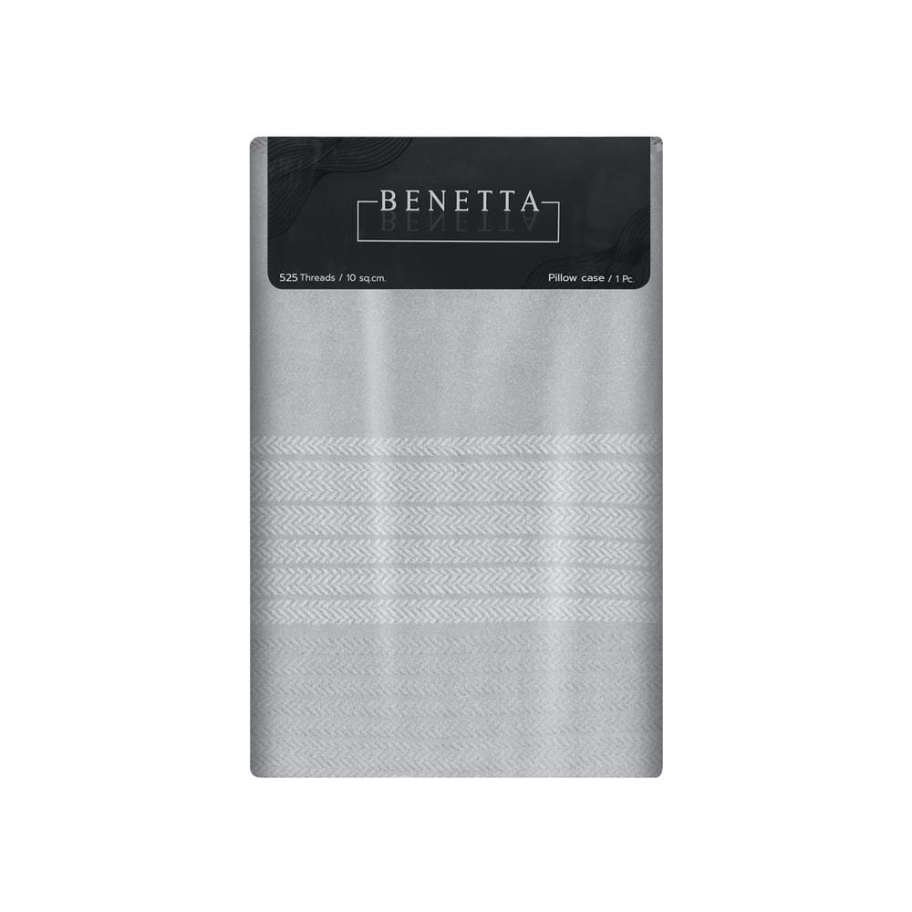 ปลอกหมอนหนุน BENETTA WISDOM สี METALLIC GREY